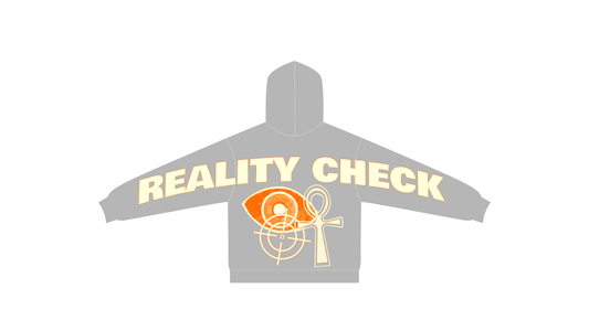 Grey Reality Check Hoodie