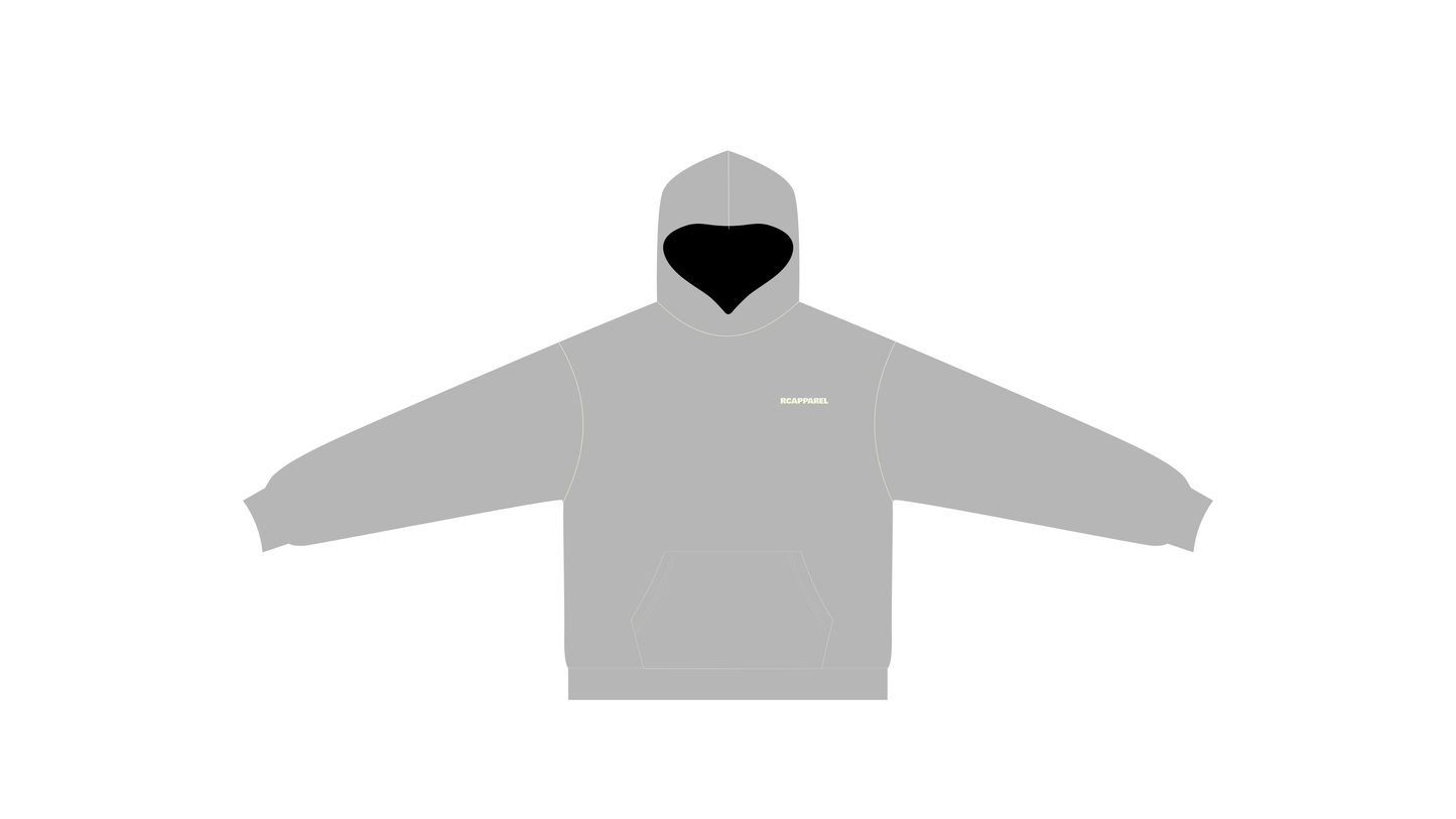 Grey Reality Check Hoodie